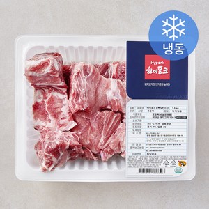 하이포크 한돈 등뼈 (냉동), 4개, 1.5kg