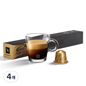 네스프레소 오리지널 마스터 오리진 니카라과 캡슐커피 40ml, 5g, 10개입, 4개