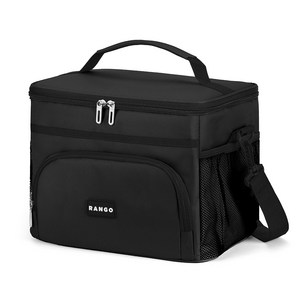 랑고 디커버 쿨러백 15L, 블랙