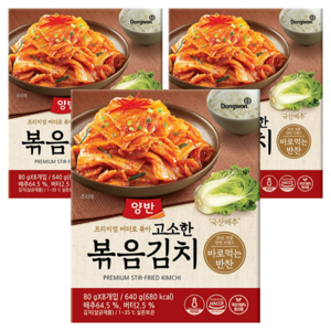 양반 볶음김치, 80g, 24개