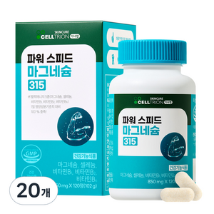 이너랩 파워 스피드 마그네슘 315, 120정, 20개