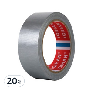 다다 고점도 강력 면 테이프 40mm x 50m, 은색, 20개