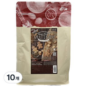 브레드가든 진저브레드 멀티 쿠키믹스, 10개, 1kg