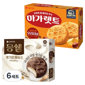 롯데웰푸드 몽쉘 오리지널 + 마가렛트, 6세트