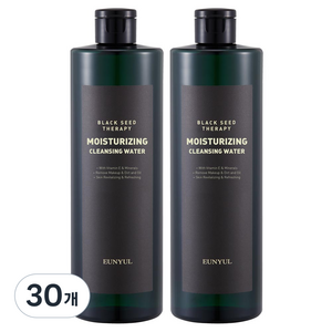 은율 블랙씨드 테라피 모이스춰라이징 클렌징워터, 500ml, 30개