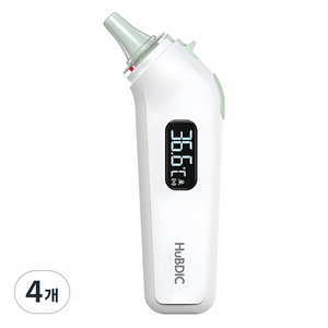 휴비딕 귀 적외선 체온계 써모파인더 E3 HET-3000, 4개