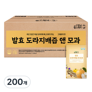 고철남헬스케어 발효 도라지배즙 앤 모과, 80ml, 200개
