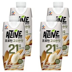 얼티브 프로틴 고소한맛, 250ml, 4개