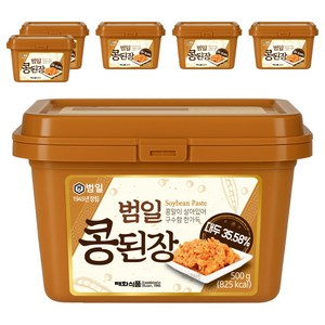 범일 콩된장, 500g, 6개