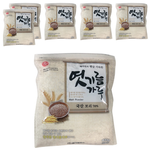 햇살나래 보리 엿기름 가루, 400g, 6개