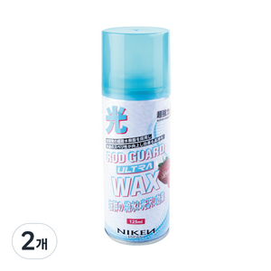 NIKEN 낚싯대 관리용 로드 가드 울트라 왁스 스프레이, 125ml, 2개