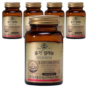 솔가 셀레늄, 100정, 5개