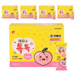 레모나 톡톡 비타민C 100포, 200g, 5개