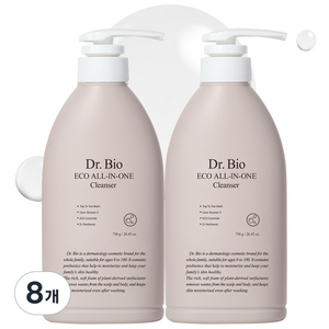 닥터바이오 에코 올인원 클렌저 워시, 750g, 8개