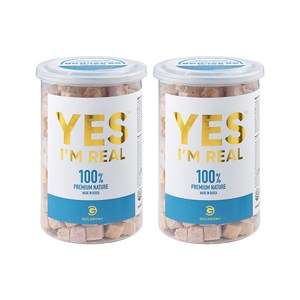 골드로니 반려동물 예스아임리얼 수제 건조간식, 닭가슴살트릿 맛, 90g, 2개