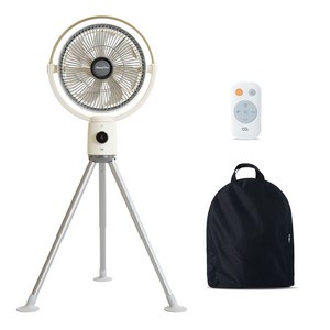 오아 라운드PRO 무선 스탠드 선풍기 써큘레이터 리모컨 공기순환기 베이지, OFN-045BE