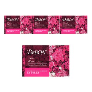 드봉 목욕 비누 스위트 로즈, 100g, 4개입