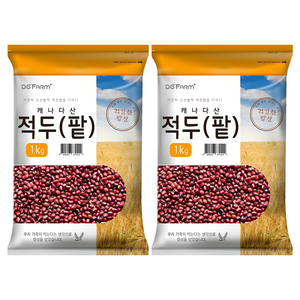 대구농산 캐나다산 적두 팥, 1kg, 2개