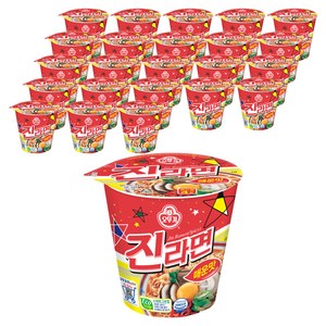 오뚜기 진라면 컵 매운맛 65g, 24개