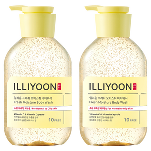 일리윤 프레쉬 모이스춰 바디워시 시트러스향, 500ml, 2개