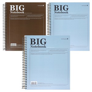 모닝글로리 1000 빅 PP 16절 좌철 노트, 랜덤발송, 3개