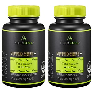 뉴트리코어 비타민B 컴플렉스, 60정, 2개