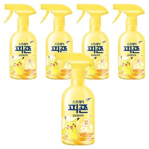 피죤 스프레이 오리지널 강력탈취 옐로미모사, 430ml, 5개