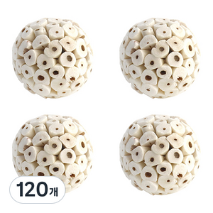 솔라볼 앵무새 장난감 4cm, 혼합색상, 120개