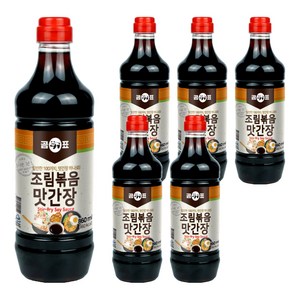 Gompyo 조림볶음 맛간장, 6개, 860ml