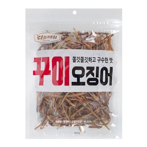 리프레쉬 꽃보다오징어 꾸이 오징어, 200g, 1개