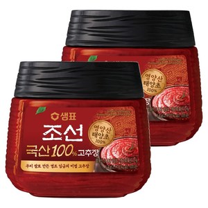 샘표 조선 국산100% 고추장, 1kg, 2개