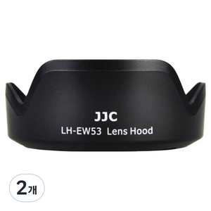 JJC ﻿캐논 RF-S 18-45 F4.5-6.3 EF 15-45 렌즈 후드 EW-53 호환 대체 후드 꽃무늬형, 2개, LH-EW53