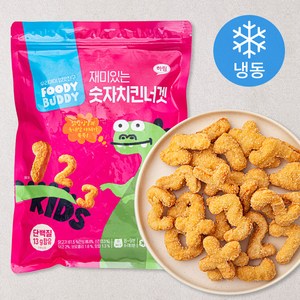 푸디버디 재미있는 숫자 치킨너겟 (냉동), 500g, 1개 골드박스 특가