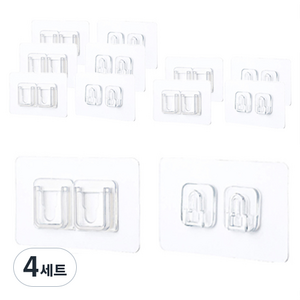 리젠스 양면 접착 홀더 6 x 6p + 10 x 6p 2종 세트, 4세트