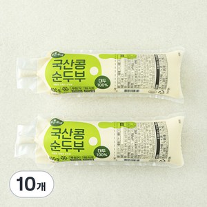 맑은물에 참 좋은 국산콩 100% 순두부, 400g, 10개