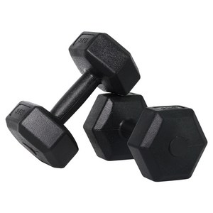 벨리카 홈짐 베이직 육각 덤벨 블랙 DB-01, 3kg, 2개
