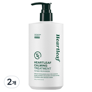 TS 어성초 카밍 두피진정 트리트먼트, 500g, 2개