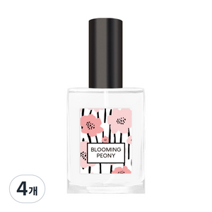 더허브샵 오 드 퍼퓸 블루밍피오니, 4개, 30ml