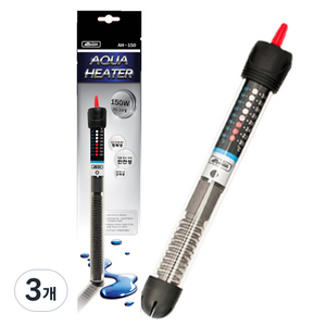 아마존 아쿠아리움 히터 150W AH-150 랜덤발송, 3개