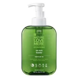 네이쳐러브메레 젖병 세정제 거품형 레몬향, 560ml, 1개