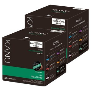 카누 밸런스 디카페인 돌체구스토 호환 캡슐커피, 7g, 16개입, 2개