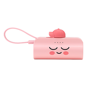 카카오프렌즈 힙스터 도킹형 보조배터리 5000mAh 8핀, P23-DKPB5K, 8핀, 어피치