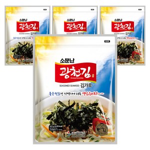 광천김 소문난 김가루, 400g, 4개