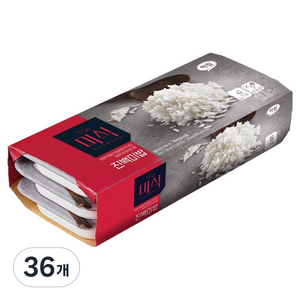 더미식 진백미밥, 210g, 36개