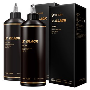 더클래스 제트블랙 유성 타이어 광택제, 500ml, 2개