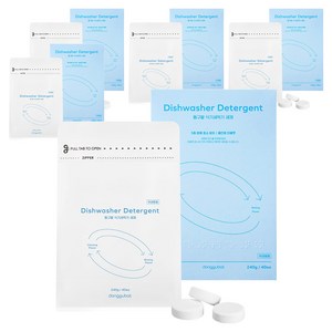 동구밭 식기세척기 세제 40p, 240g, 5개