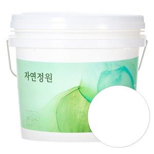 자연정원 BR세라텍 수성페인트, 화이트, 10L, 1개