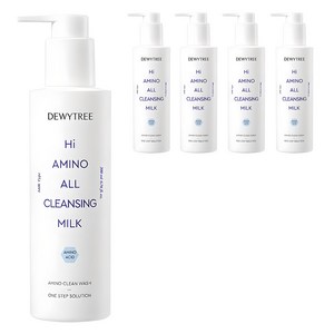 듀이트리 하이 아미노 올 클렌징 밀크, 200ml, 5개