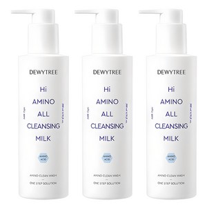 듀이트리 하이 아미노 올 클렌징 밀크, 200ml, 3개