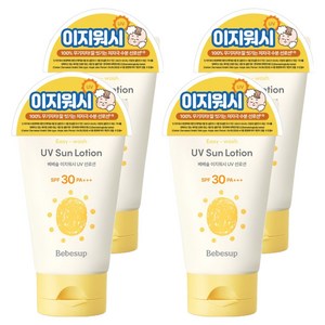 베베숲 유아용 이지워시 선로션 SPF30 PA+++, 4개, 50ml